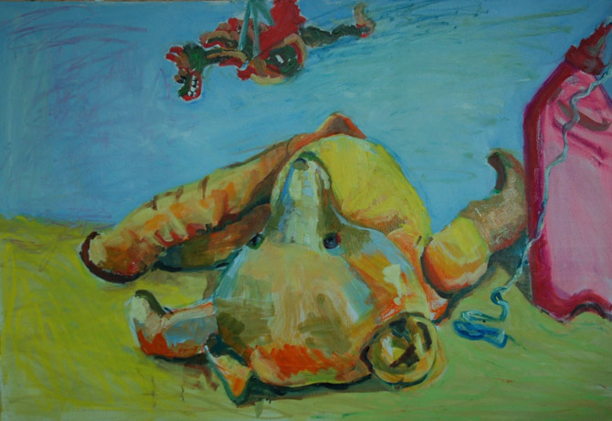 Bär und Glücksdrache