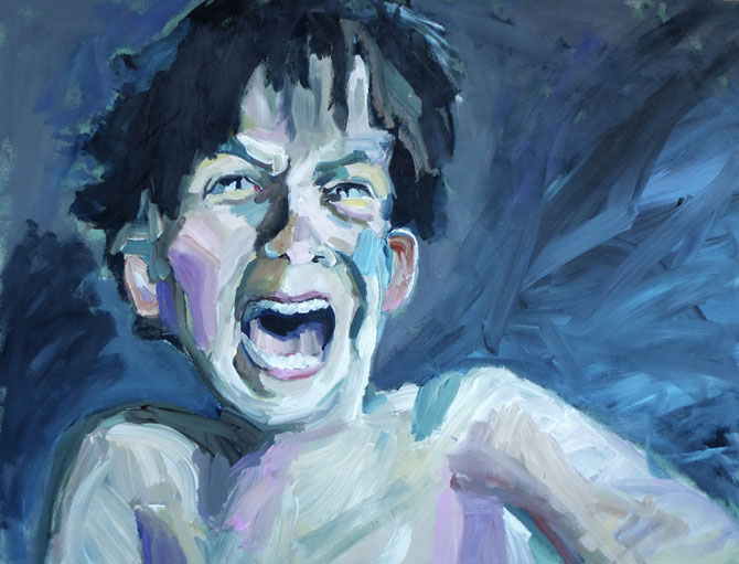 Angst in Mossul (Junge)