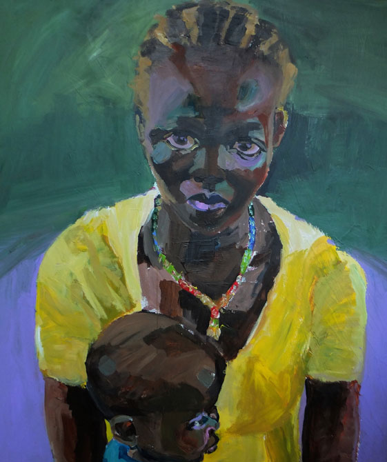 Mutter, 24, Flüchtling im Sudan