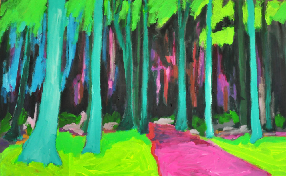 Auf dem Weg zum heiligen Hain