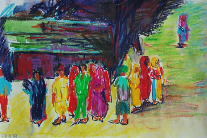 Zeichnerische Impressionen 1