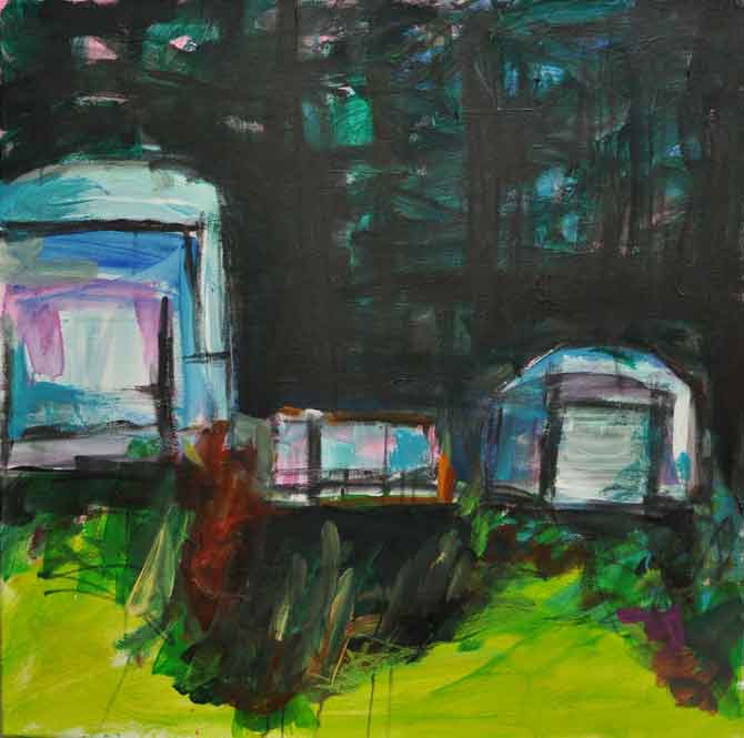 3 ausgediente Anhänger direkt