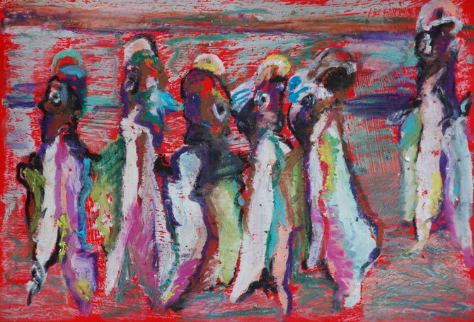 Stockfisch rot I, Grönland