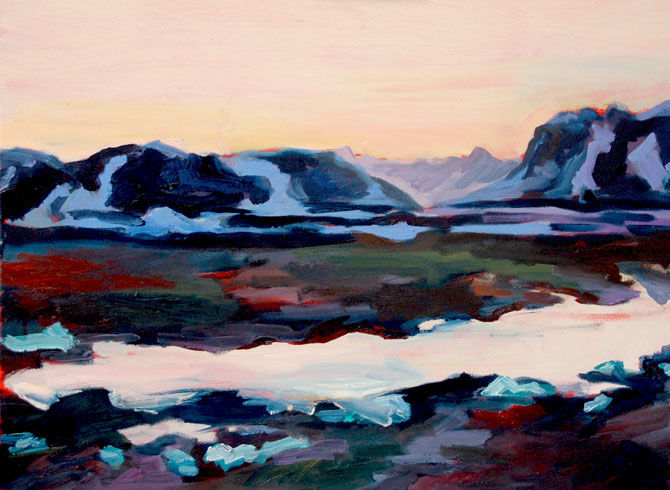 Morgengrauen, Grönland