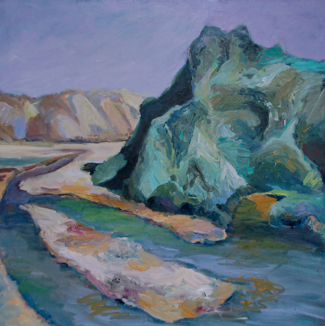 Grüner Felsen, Island