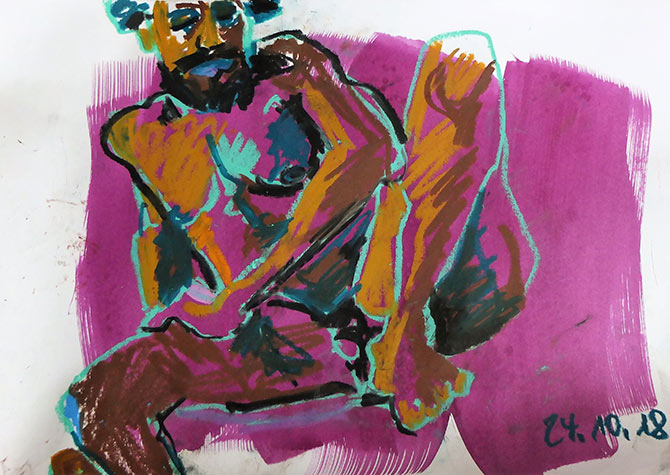 Brasilianer auf Pink