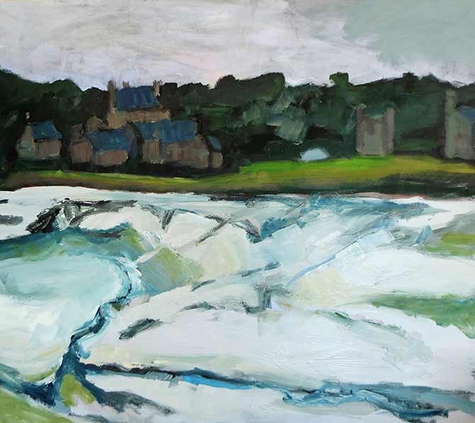 Auf dem Weg nach Honfleur, Ebbe