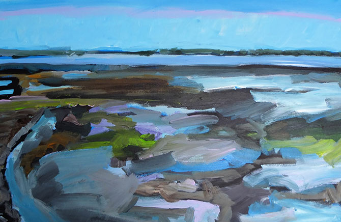 Ebbe bei Carnac, Bretagne