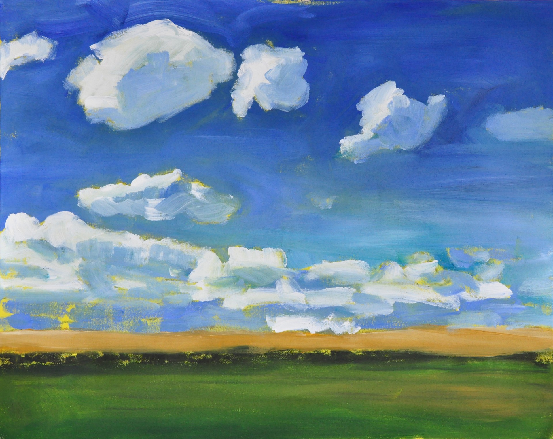 Himmel vor meinem Atelier