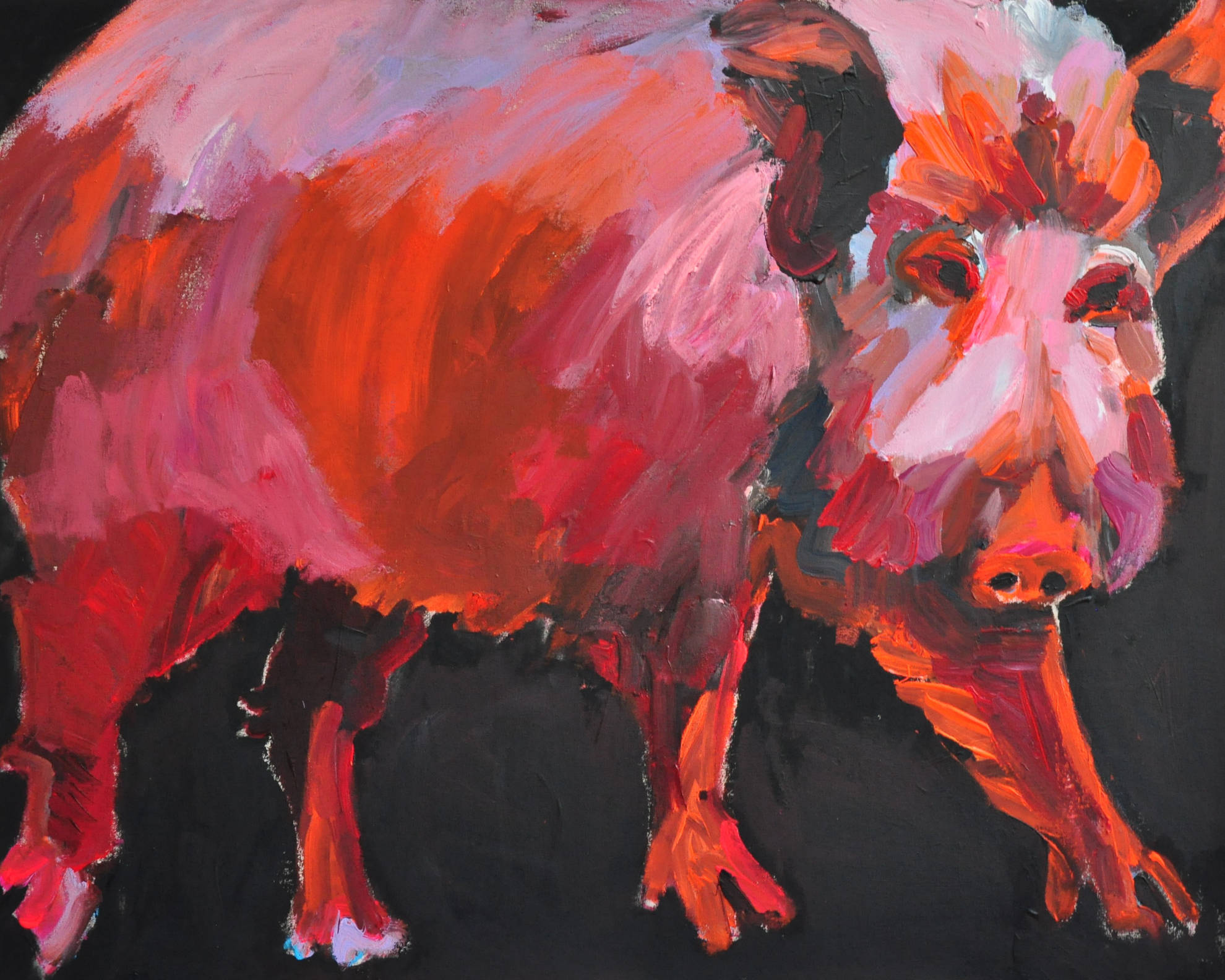 Tanzendes Wildschwein